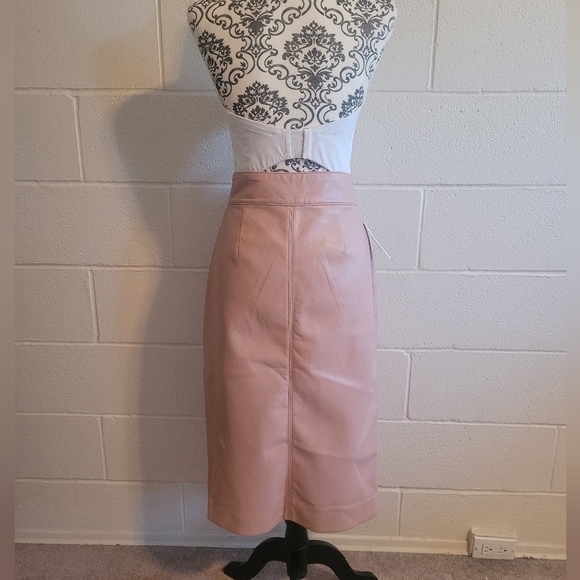Babaton NWT pink skirt, size 12 - Picture 2 of 9